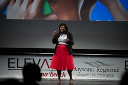 Dr. Primrose Cameron presenting at Elevate Daytona Beach